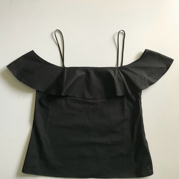 Cutest Theory off the shoulder ruffle top size 8 - Picture 5 of 7